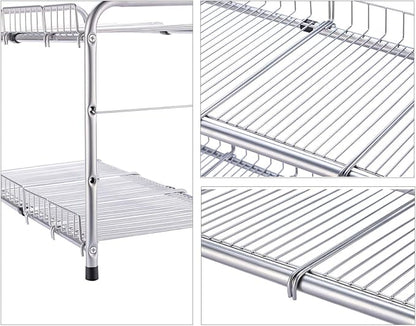 FlagShip 2 Tier Under Sink Organizers and Storage Rack Expandable Cabinet Shelf - Image 4