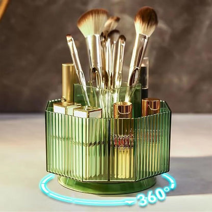 LINFIDITE 360°Rotating Makeup Organizer Holder Cosmetic Display Case Clear - Image 2