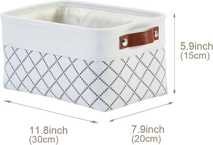 DECOMOMO Small Storage Basket, Closet Storage Bins, Baskets - Image 7