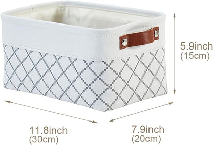 DECOMOMO Small Storage Basket, Closet Storage Bins, Baskets - Image 7