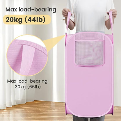 Polyester Strong Mesh Pop-up Laundry Hamper, Quality Pop Up Hampers - Image 3
