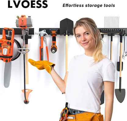 48-Inch Heavy Duty Garage Tool Organizer, Wall Mount Storage System - Image 2