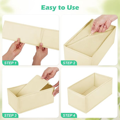 Drawer Clothing Organizer 16-Pack, Fabric Folding Wardrobe Organizer - Image 4
