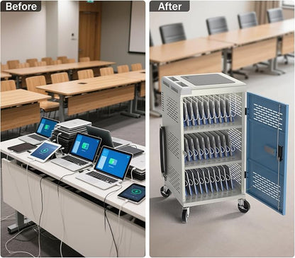 Fully Assembled 30 Unit Multi Device Charging Station - Image 9