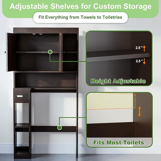Over The Toilet Storage Cabinet - Image 8