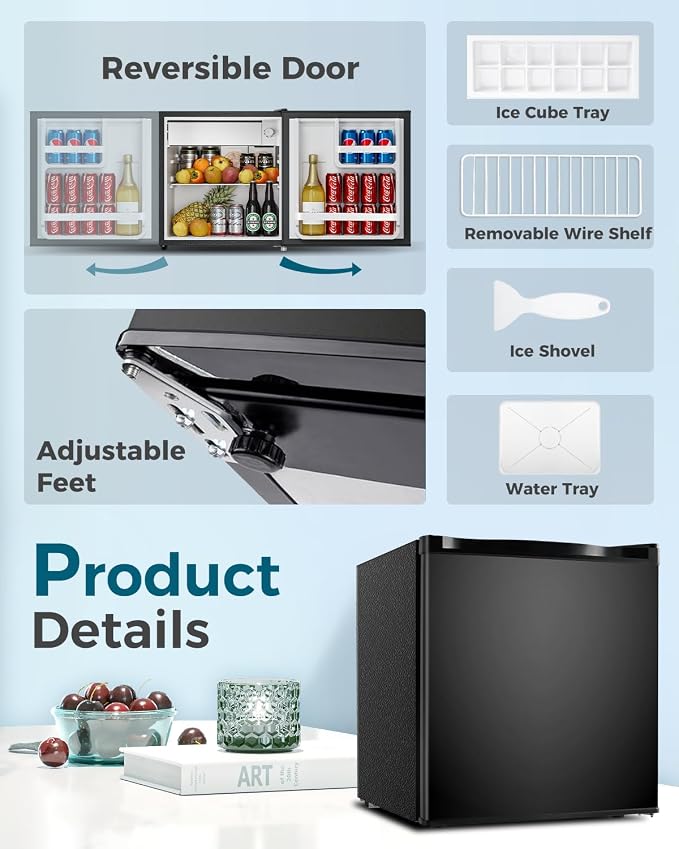 Small Fridge with Freezer - Image 5