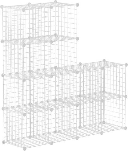 HUBSON Wire Cube Storage Organizer, Book/Toy/Craft/Potted Plants and petCloset by HUBSON