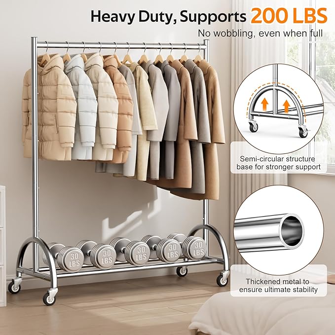 MISSLO Heavy Duty Clothing Rack - Image 2