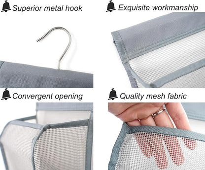 ALYER Hanging Mesh Shower Caddy Organizer Bathroom Storage Bag - Image 3