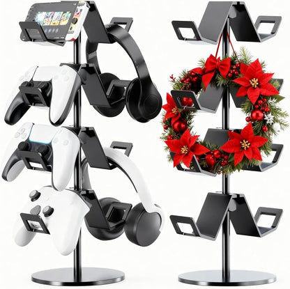 Controller Holder 4 Tier, Headphone Stand by Karanava