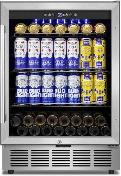 Beverage Refrigerator 24 inch-200 Can Drink Fridge by FoMup