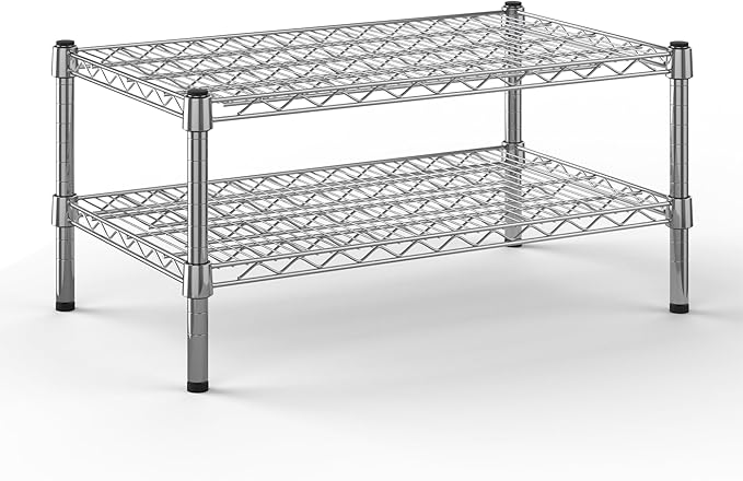 18" Deep x 30" Wide x 14" Height Wire Shelving Kit | 2-Tier | NSF Commercial by Regal+Altair