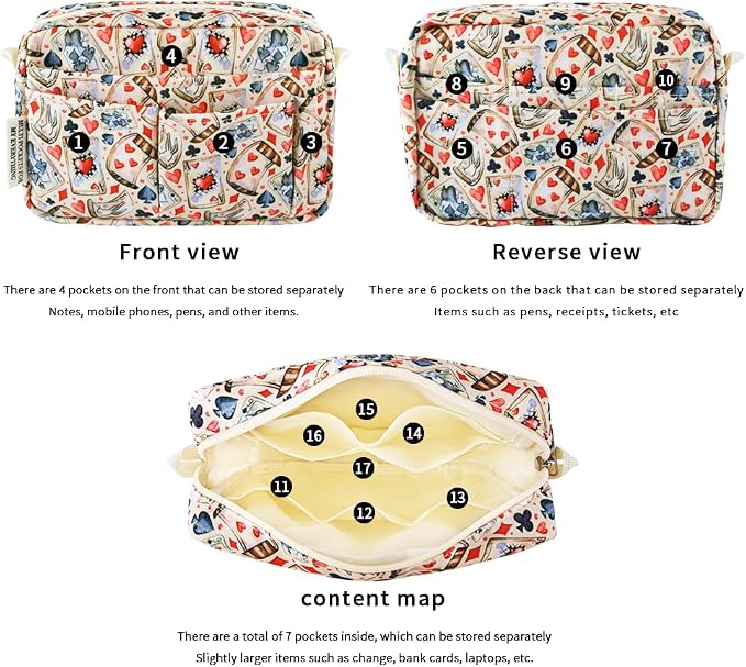 E-WEICHEN Multiple Pockets Portfolio Organizer - Image 4