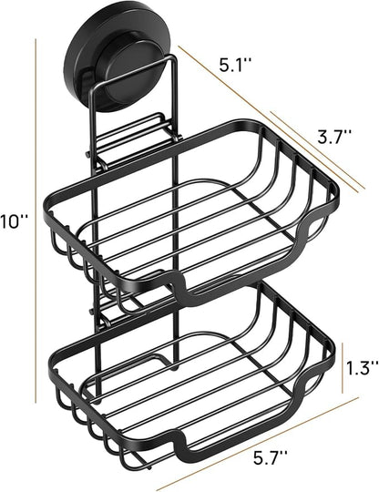 LEVERLOC 2 Tier Soap Holder, Soap Bar Dish - Image 8