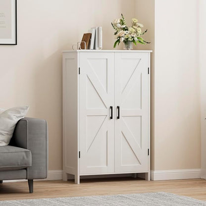 Homleke 43.3" H Farmhouse Bathroom Storage Cabinet - Image 7
