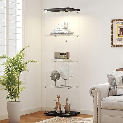 Tempered Glass Display Cabinet by Zevemomo