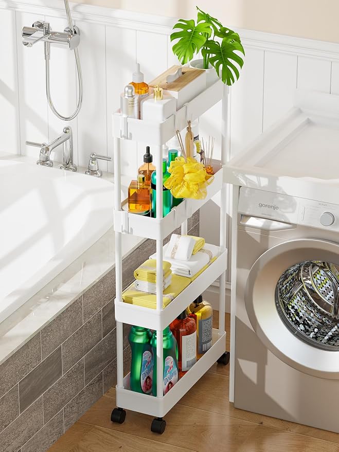 LEHOM 5.1" Slim Storage Cart - Image 2