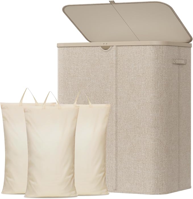 Lifewit 185L 3 Section Laundry Hamper by Lifewit