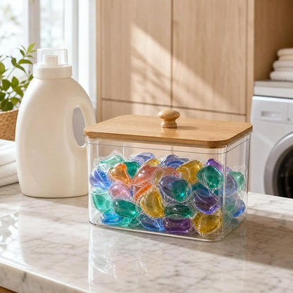 Laundry Pods Storage Canister, Airtight Container - Image 3