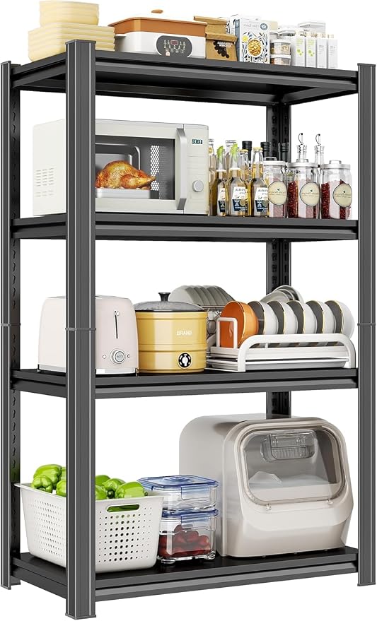 Garage Storage Shelves, 5 Tier Shelving Unit, 40 inch Wide, 18” Deep, 78” Tall - Image 6