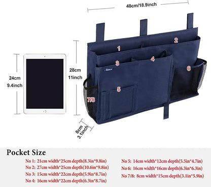Surblue Caddy Hanging Organizer Bedside Storage Bag - Image 5