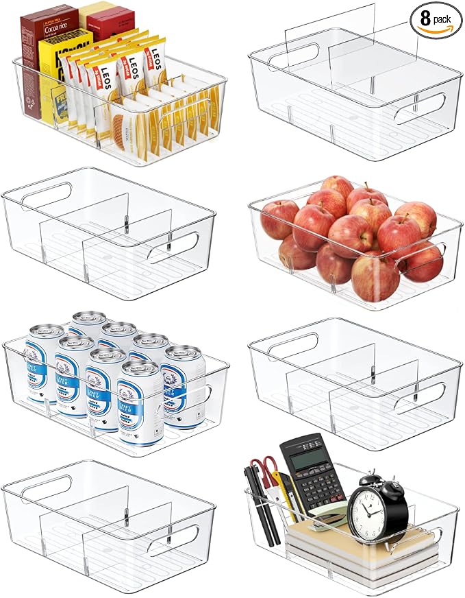 Pantry Organizers and Storage, 8 Pack Snack Organizer by Mpotmiy