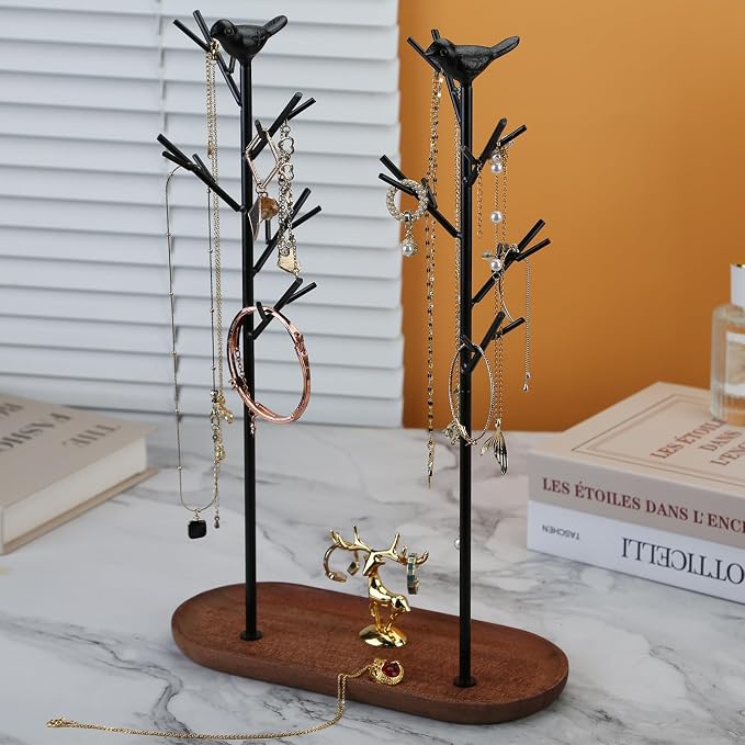 Branch Jewelry Rack Tree Tower Rack Hanging Organizer - Image 2