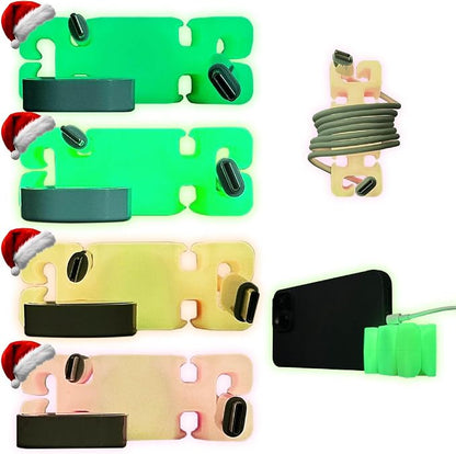 GlowBrick Stocking Stuffers for Adults Cord Management Weighted Cord Holder by CordBrick