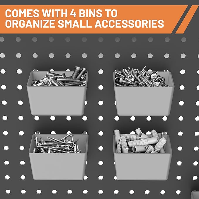 Ultrawall 120-Piece Pegboard Hooks Set, Peg Board Organizer Accessories - Image 4