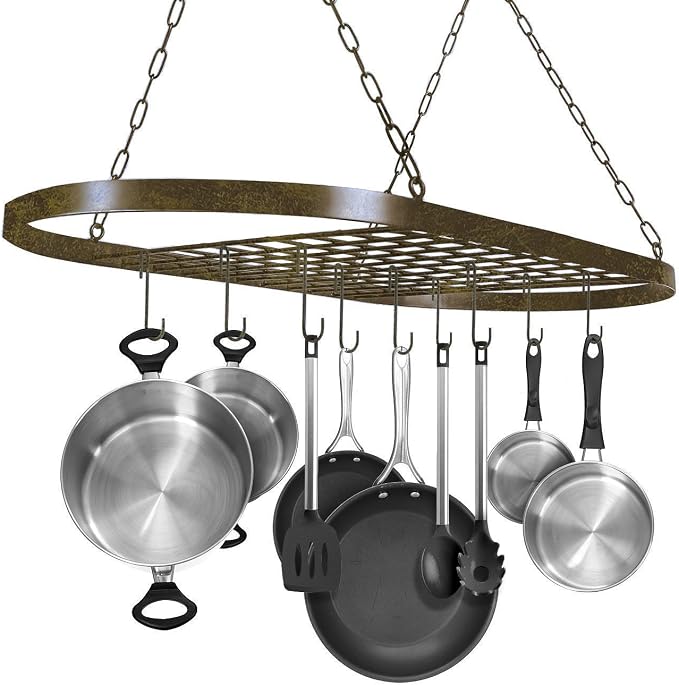Sorbus® Pot and Pan Rack for Ceiling by Sorbus