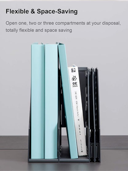 Leven Collapsible Magazine File Holder/Desk Organizer - Image 5