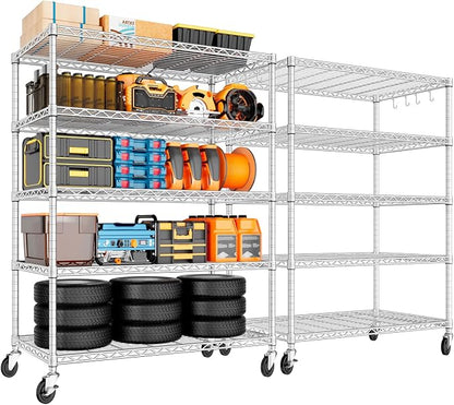 PrimeZone 5 Tier 48" Wx24''Dx81''H Wire Shelving by PrimeZone