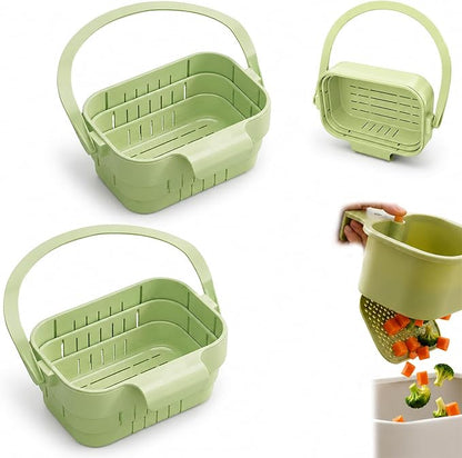 Foldable Hanging Kitchen Sink Drain Basket, 2027 New Faucet Hanging Strainer by Unknown