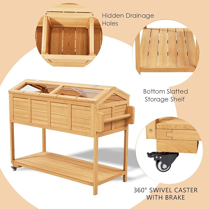 Raised Garden Beds on Wheels - Image 7