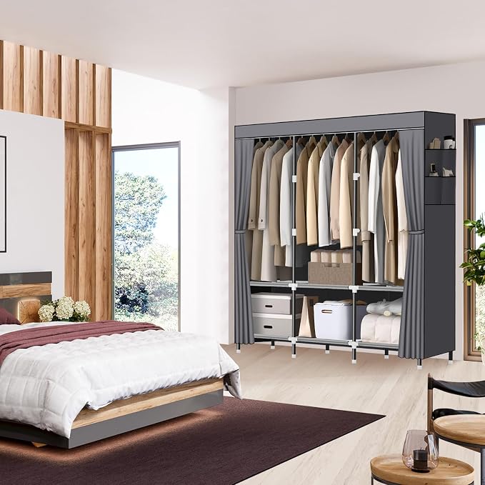 LOKEME Wardrobe Closet, Portable Closet - Image 8