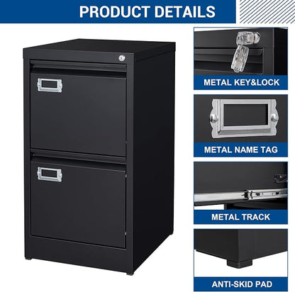 2 Drawers Vertical File Cabinets - Image 9