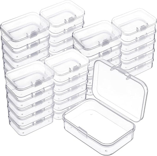Jetec 30 Pieces Mini Plastic Clear Beads Storage Containers Box by Jetec