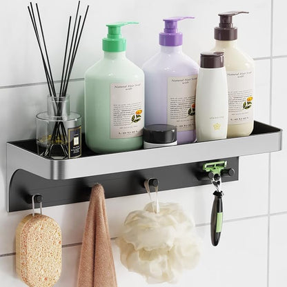 Shower Caddy Adhesive, Shower Shelve by LEWONO