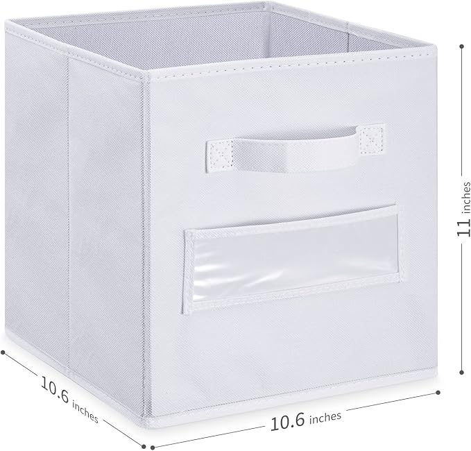 Fabric storage cubes 11 Inch Cube Storage Bin, cube storage - Image 3