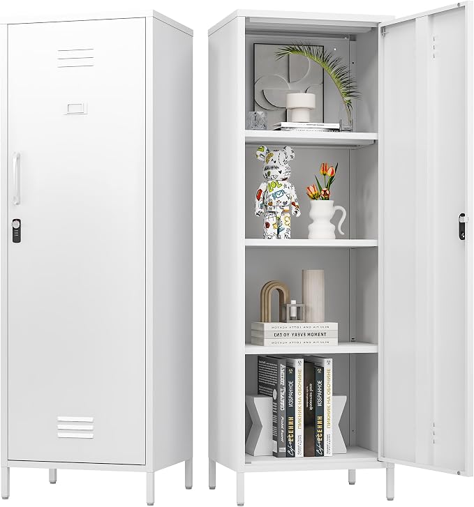 Metal Locker Cabinet by Home