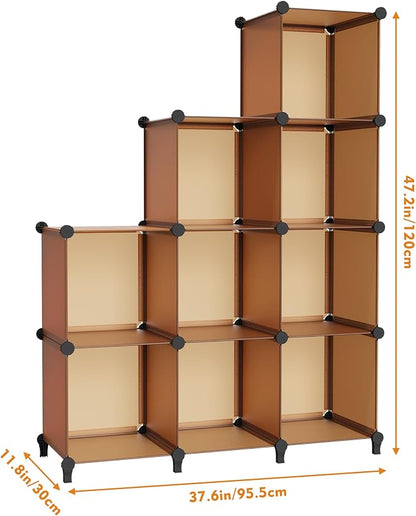 HOMIDEC Closet Organizers and Storage, 9 Cube Storage Organizer Cubes, Portable - Image 3