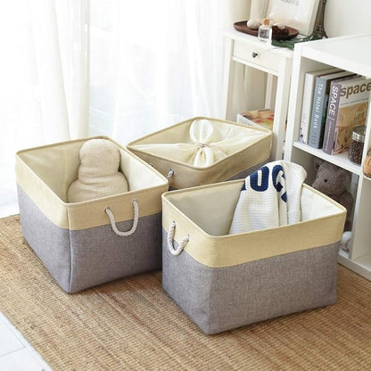 TheWarmHome Storage Baskets for Organizing, Extra Large-3Pack, 17.7L×13.8W×9.8H - Image 7