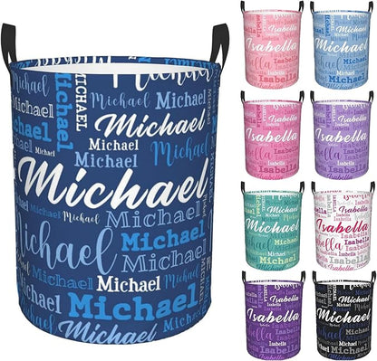 Custom Name Laundry Hamper, Personalized Laundry Baskets by PersonalizedGift