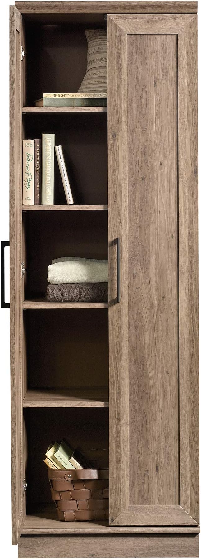 Sauder HomePlus Storage Cabinet/ pantry cabinets, Salt Oak finish - Image 5
