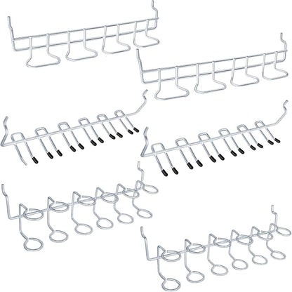 MDEOOSKY Stainless Steel Pegboard Tool Organizer Set, Heavy Duty Screwdriver & - Image 6