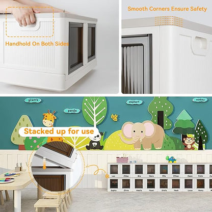 Storage Box, Collapsible Cabinet, 8.4 Gallon Each One, 2 Packs, Useful Box - Image 5