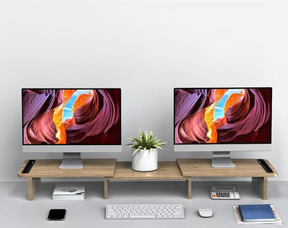 Zimilar Dual Monitor Stand Riser, Monitor Stand - Image 3