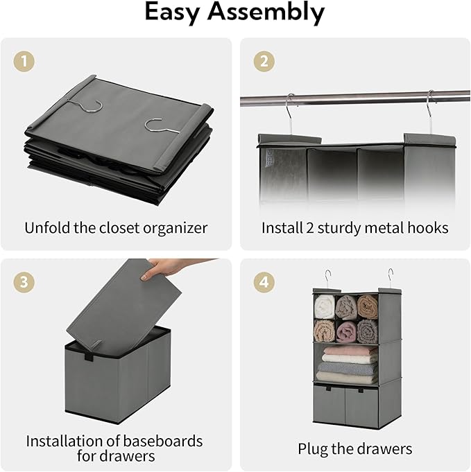 GRANNY SAYS Hanging Closet Organizer - Image 8
