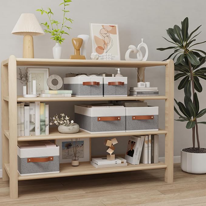 OUTBROS Storage Bins, Foldable Storage Baskets - Image 2
