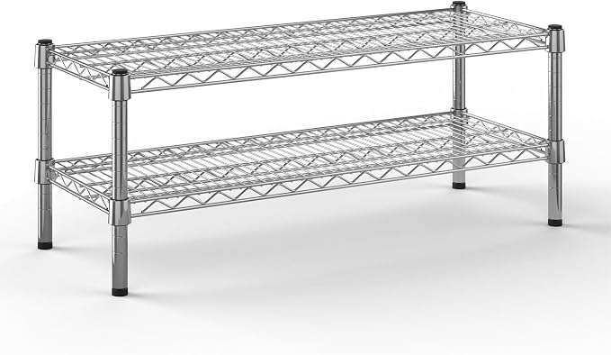 14" Deep x 36" Wide x 14" Height Wire Shelving Kit | 2-Tier | NSF Commercial by Regal+Altair